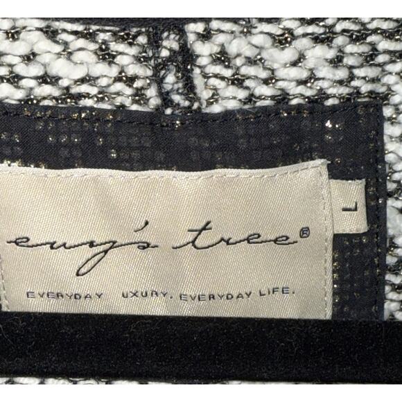 EVY'S TREE Women’s Long Sleeve Zip Front Patchwork Hoodie Sweater Size Large - Picture 3 of 6